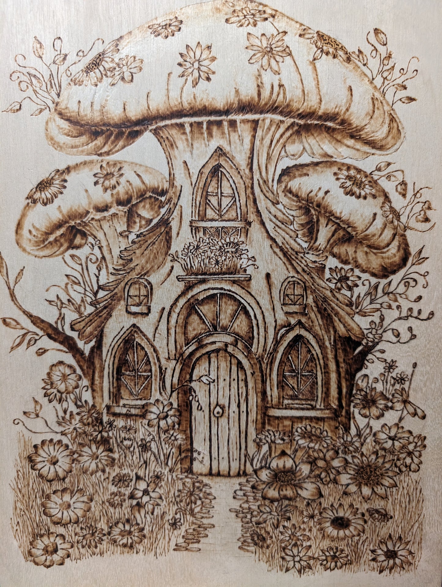 Fantasy mushroom house