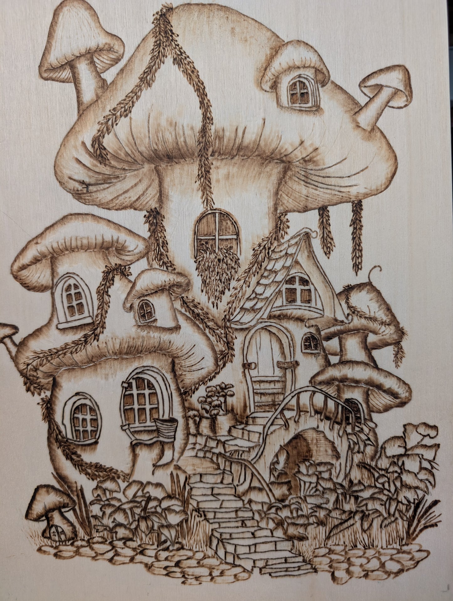 Fantasy mushroom house