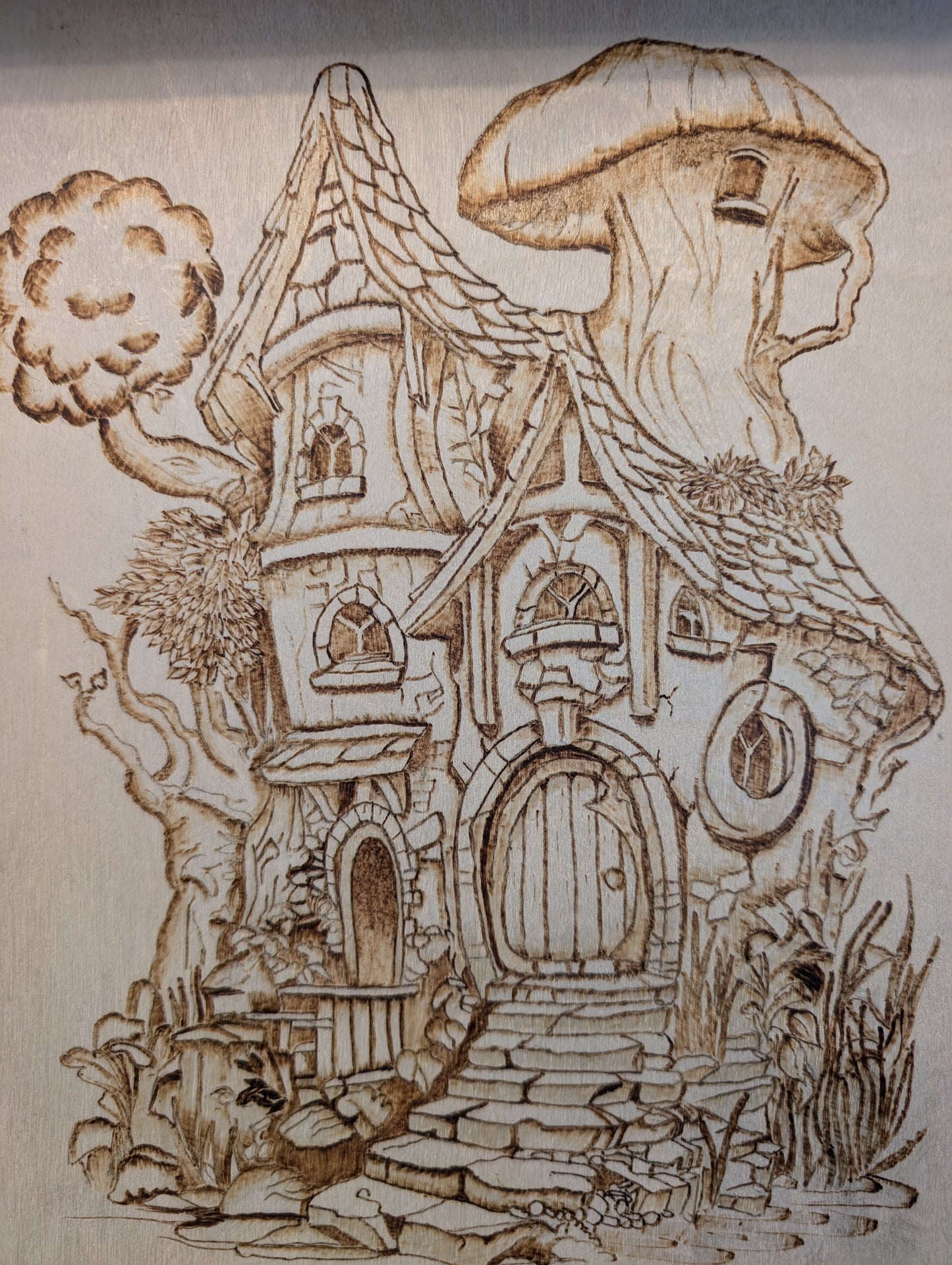 Fantasy mushroom house