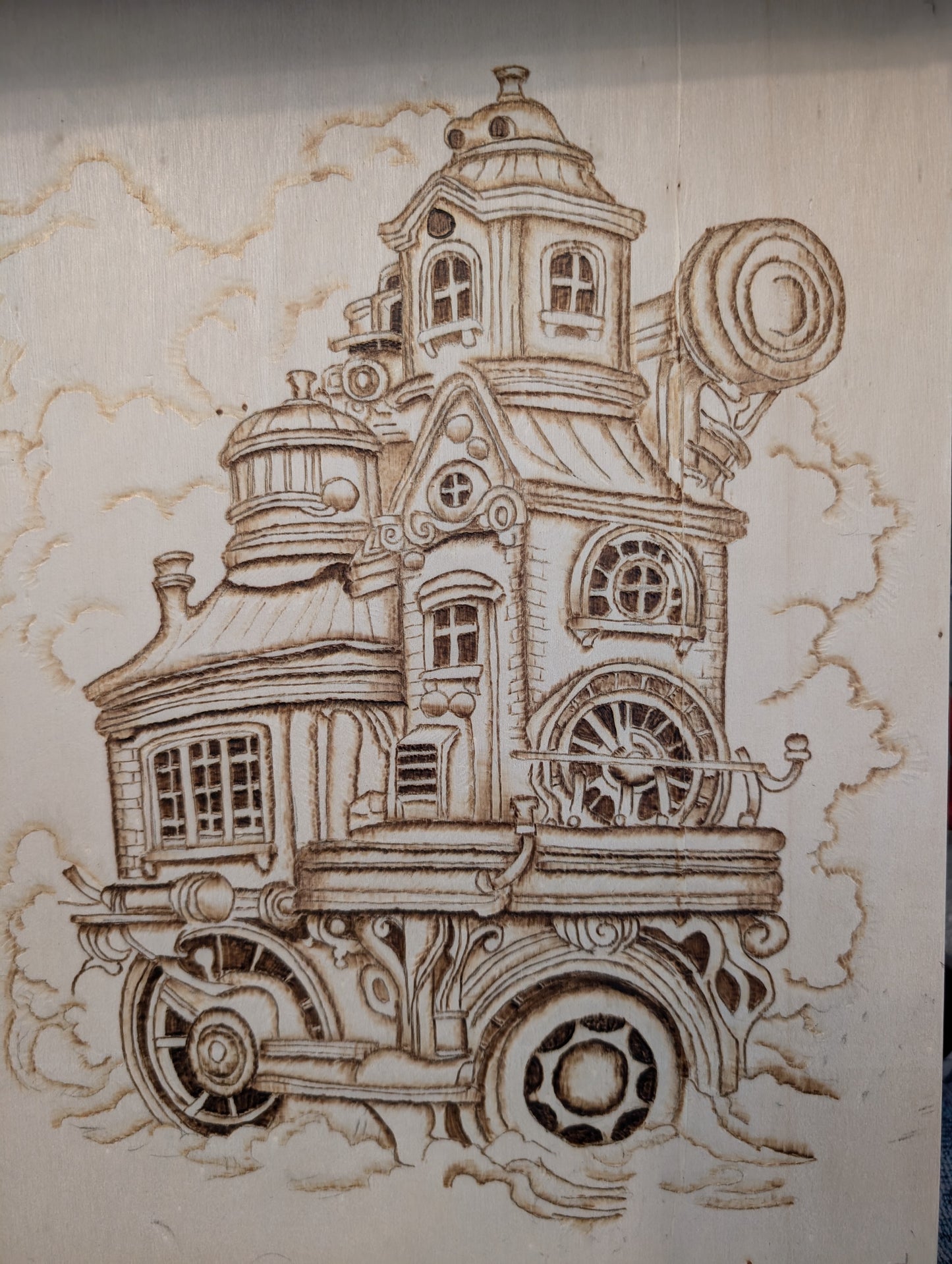 Fantasy house on wheels
