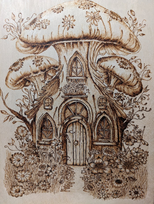 Fantasy mushroom house