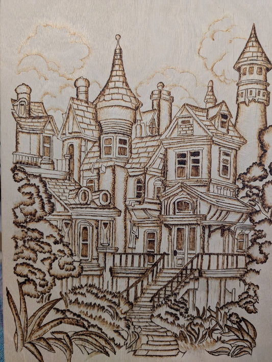 Fantasy fairy castle