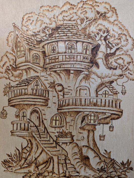 Fantasy tree house