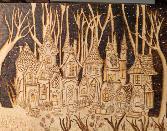 Fantasy fairy village