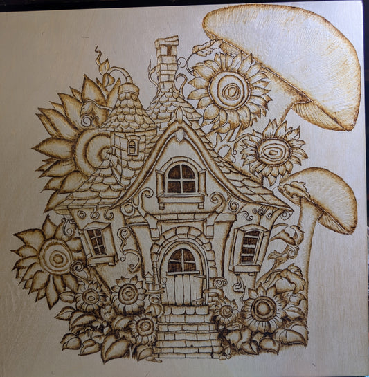 Fantasy mushroom house